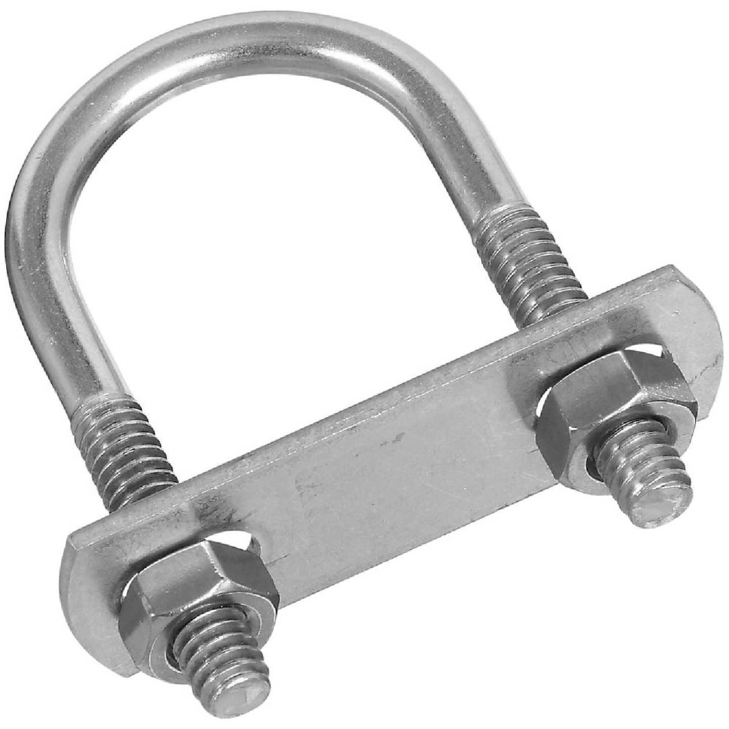 National Hardware 1/4 In. x 1-1/8 In. x 2-1/4 In. Stainless Steel Round U Bolt Image 1