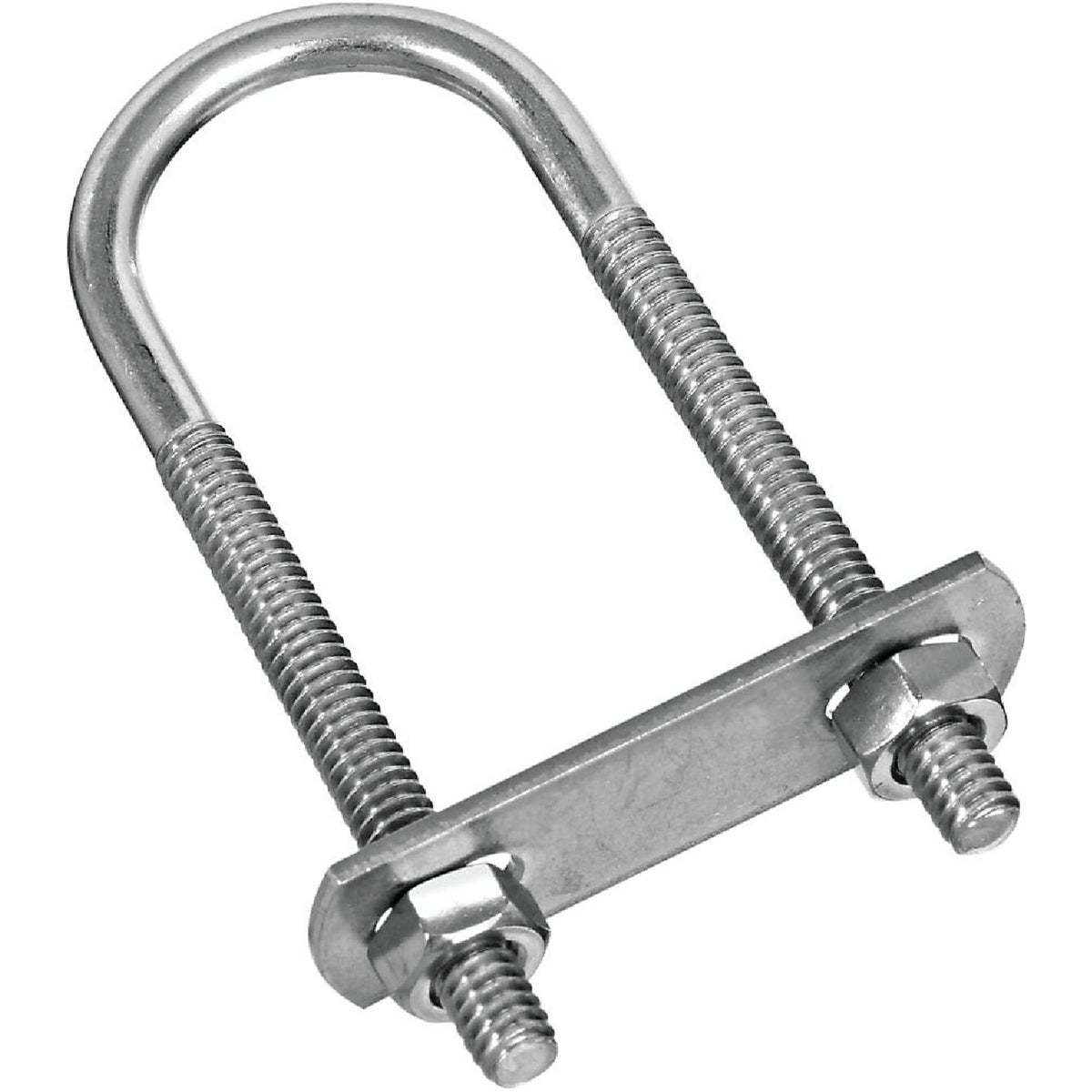 National Hardware 1/4 In. x 1-1/8 In. x 3-1/2 In. Stainless Steel Round U Bolt
