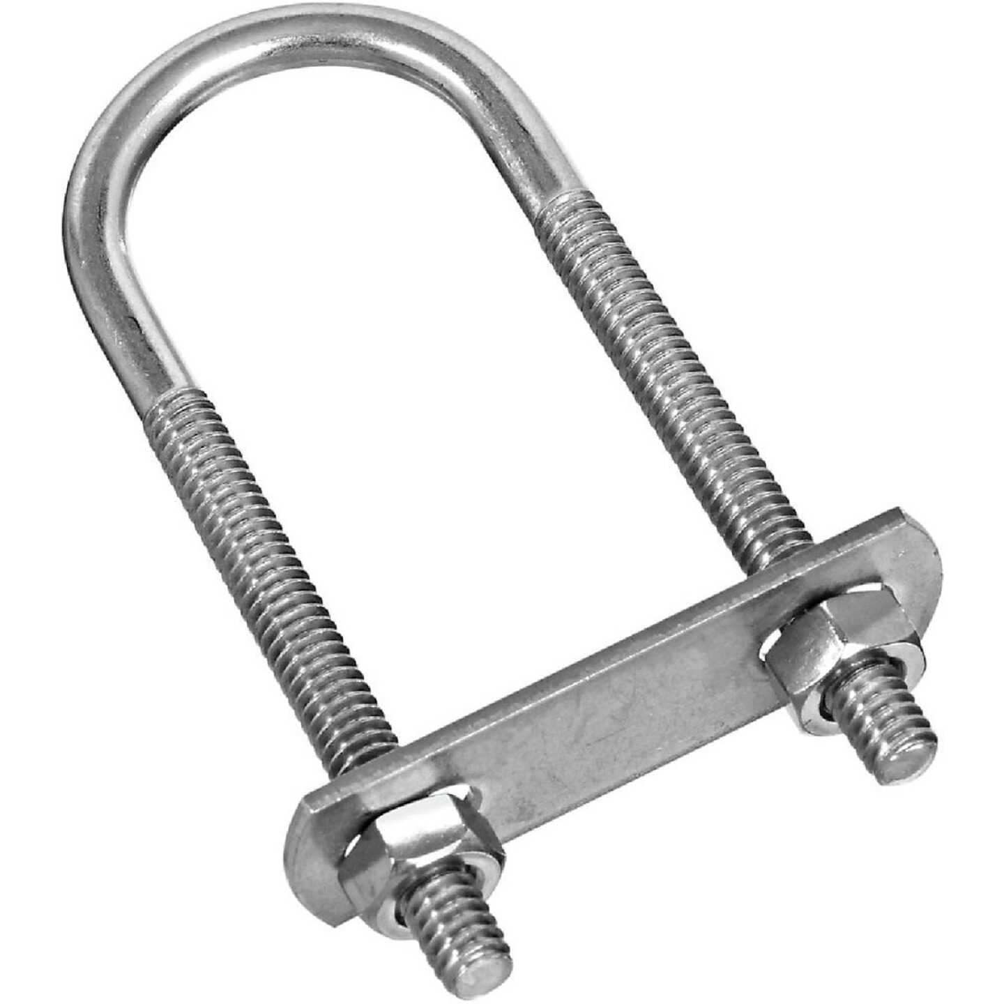National Hardware 1/4 In. x 1-1/8 In. x 3-1/2 In. Stainless Steel Round U Bolt Image 1