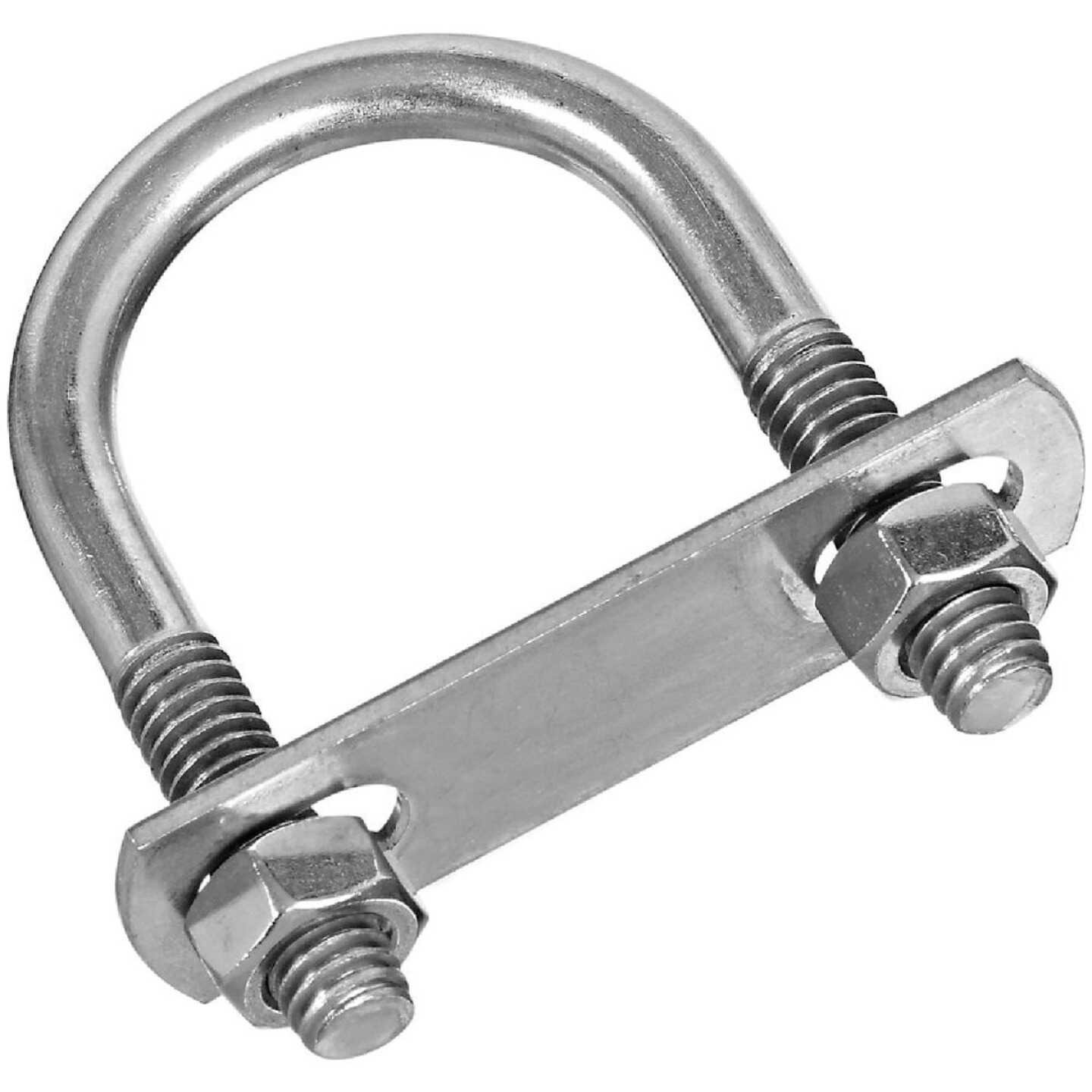National Hardware 5/16 In. x 1-3/8 In. x 2-1/2 In. Stainless Steel Round U Bolt Image 1