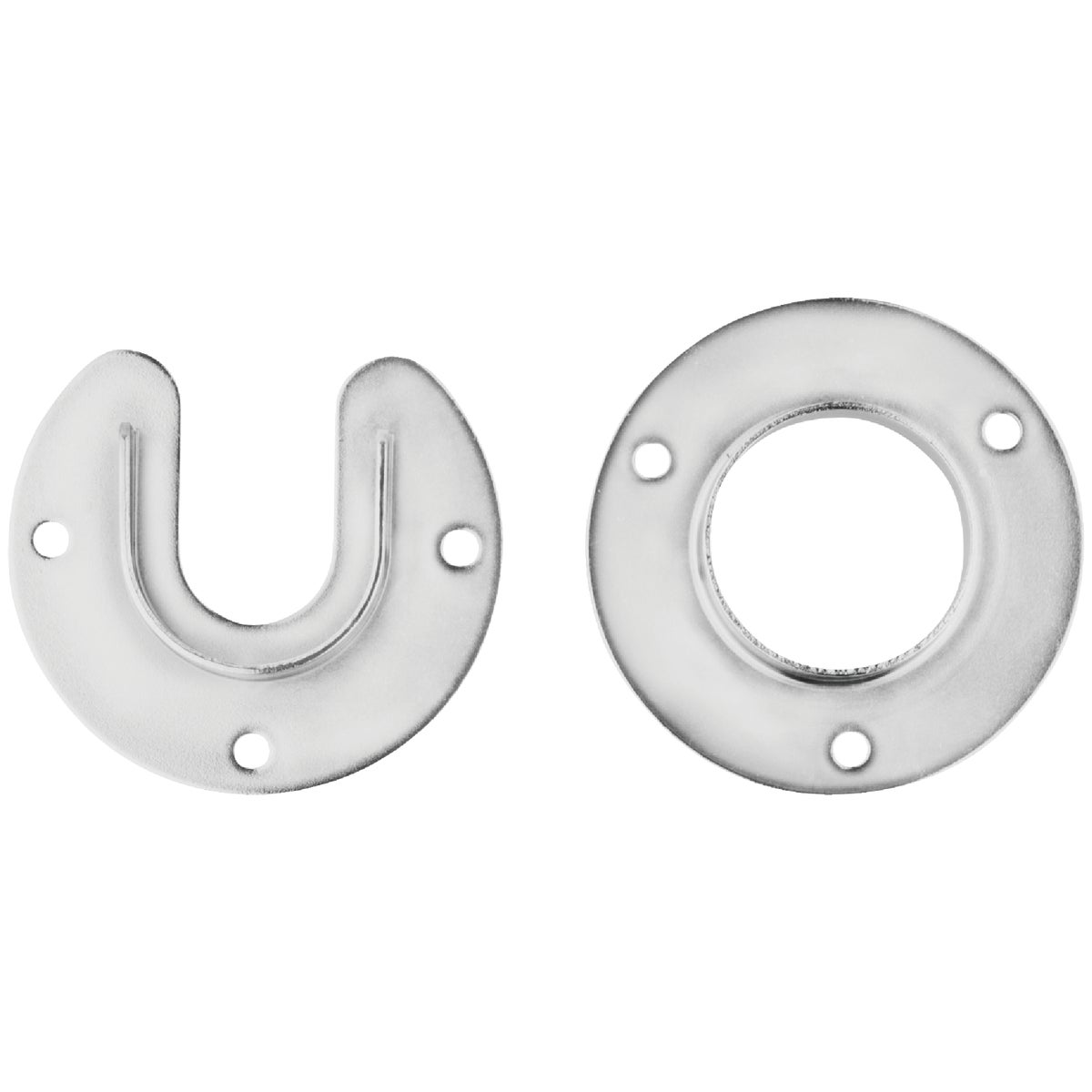 Stanley Home Designs 1-5/16 In. Zinc Closet Rod Socket, Chrome (2-Pack) Image 4