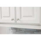 KasaWare 1-1/8 In. Overall Length Satin Nickel Transitional Knob (4-Pack) Image 2