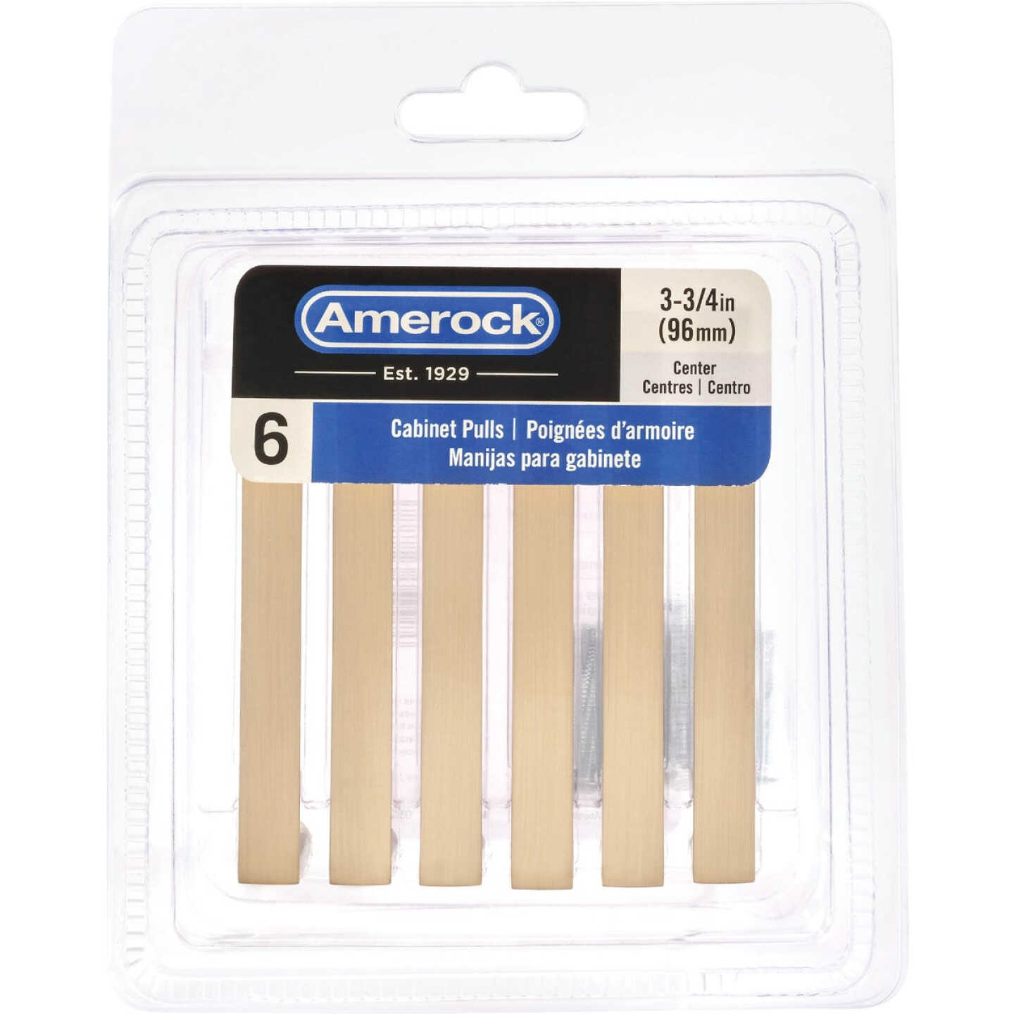 Amerock Metro 3.75 In. Champagne Bronze Cabinet Pull (6-Pack) Image 2