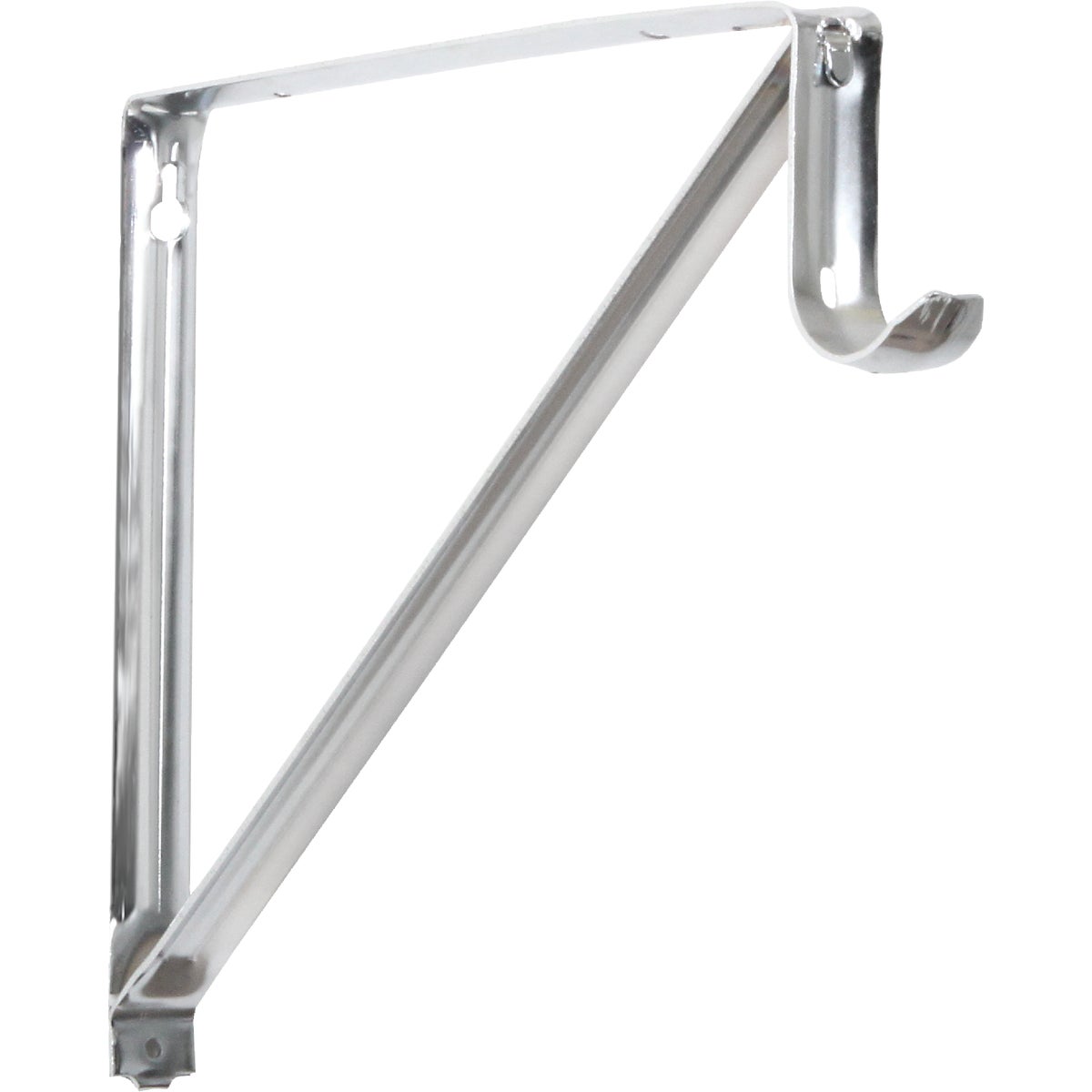 Knape & Vogt Closet Pro Chrome Heavy Duty Shelf & Rod Bracket
