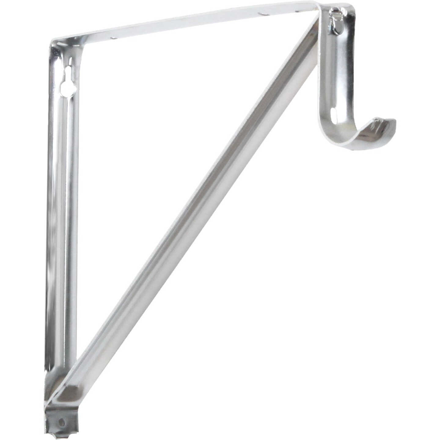 Knape & Vogt Closet Pro Chrome Heavy Duty Shelf & Rod Bracket Image 1