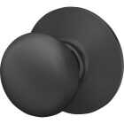 Schlage Plymouth Matte Black Passage Hall & Closet Door Knob Image 2