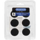 Amerock Versa 1.375 In. Dia. Round Matte Black Cabinet Knob (6-Pack) Image 2