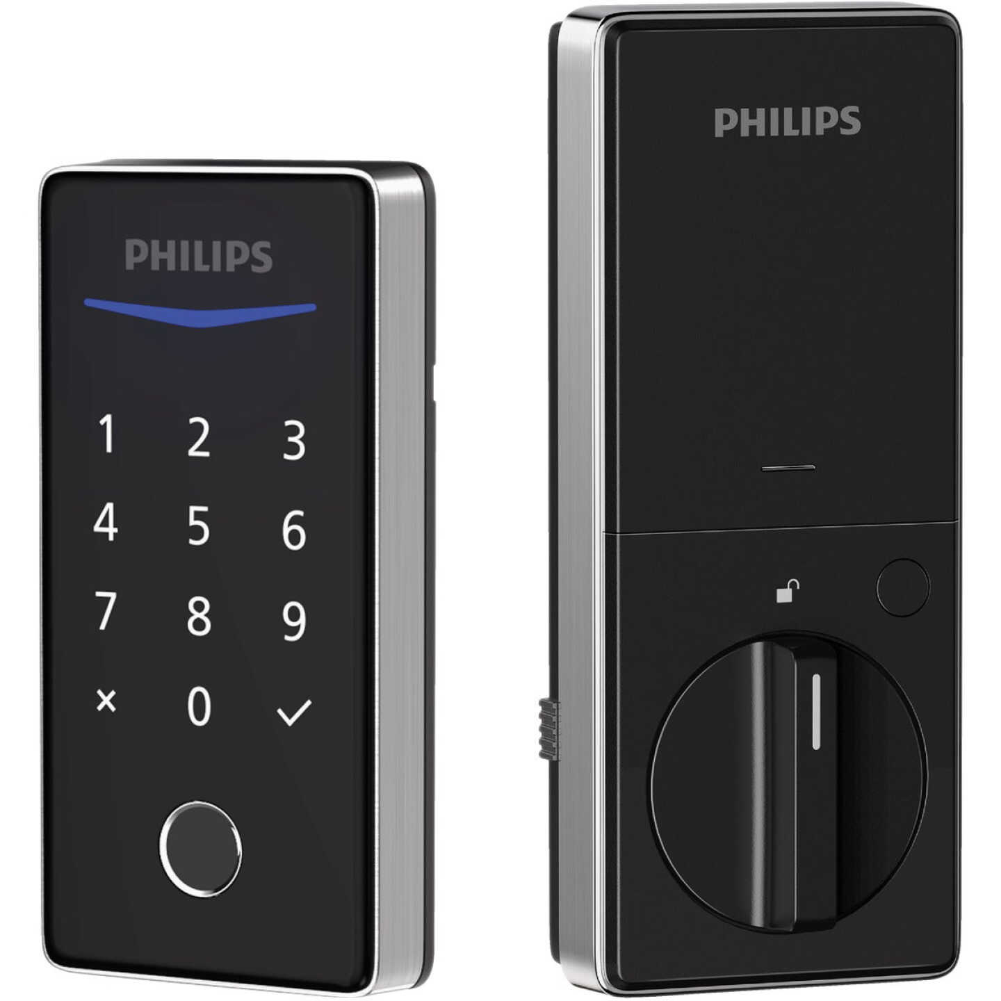 Philips Keyless Smart Lock Electronic Deadbolt, Satin Nickel Image 4