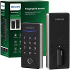 Philips Keyless Smart Lock Electronic Deadbolt, Satin Nickel Image 1