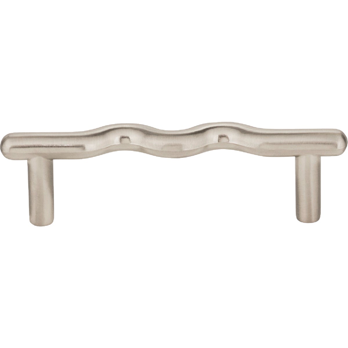  Elements Verona 3-7/8 In. Satin Nickel Wavy Cabinet Pull Image 3