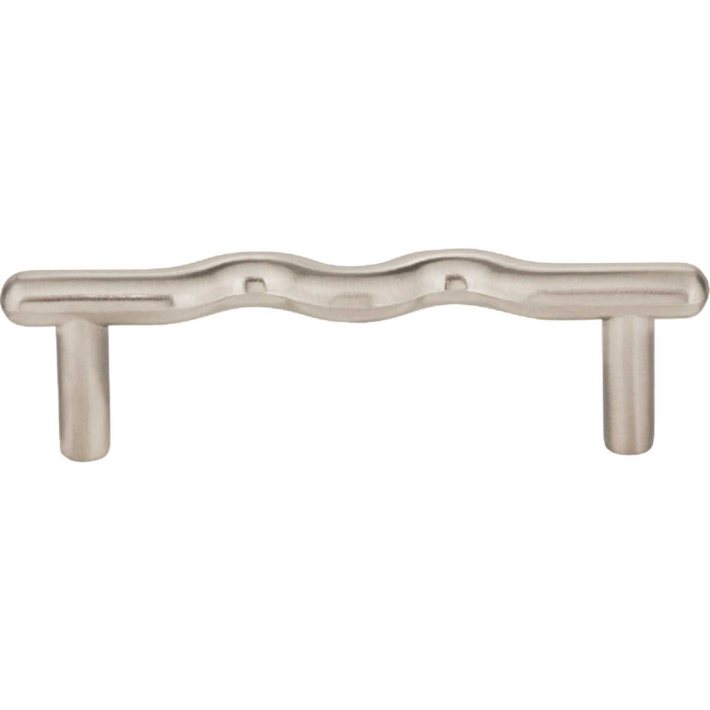 Elements Verona 3-7/8 In. Satin Nickel Wavy Cabinet Pull Image 3