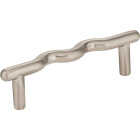 Elements Verona 3-7/8 In. Satin Nickel Wavy Cabinet Pull Image 1
