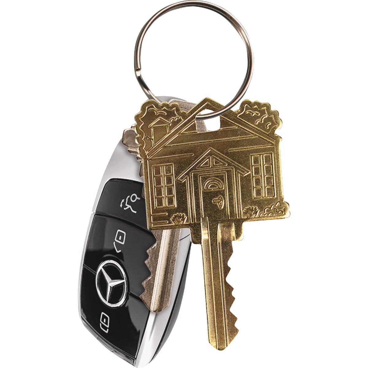 Lucky Line Brass Home Key Shapes Decorative House Key - SC1 ADA Friendly Image 6