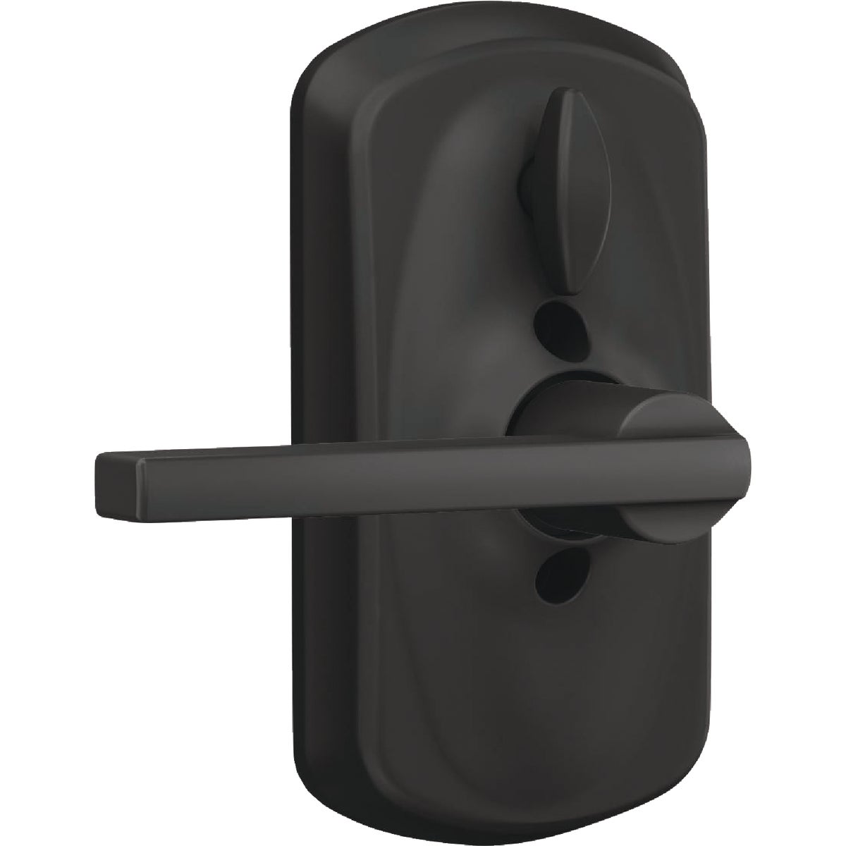 Schlage Plymouth Matte Black Electronic Keypad Entry Latitude Lever Image 3