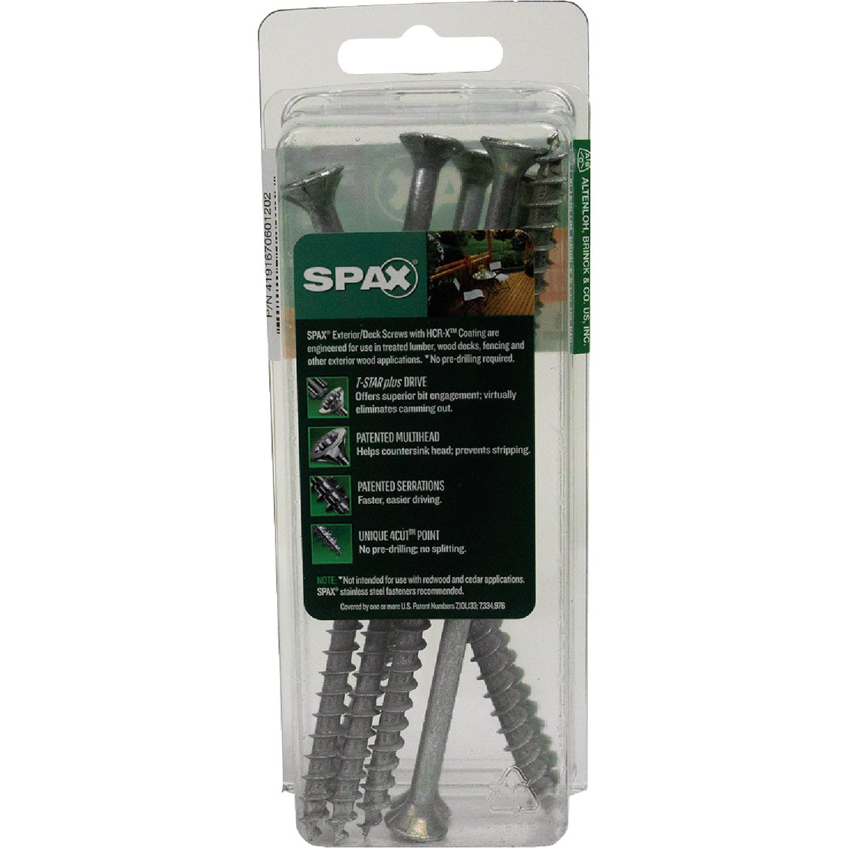SPAX #14 x 4-3/4 In. T30 Plus Flat Head HCR-X (Exterior Rated) Deck Screw (8-Count) Image 5