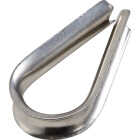 National Hardware 4232 1/4 In. Stainless Steel Rope Cable Thimble Image 1