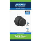 Schlage Bowery Matte Black Passage Door Knob Image 2