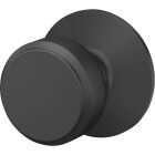 Schlage Bowery Matte Black Passage Door Knob Image 4