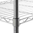 Muscle Rack 36 In. x 14 In. x 54 In. 4-Tier Chrome Wire Shelving Unit Image 8