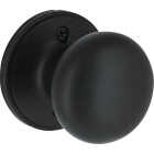 Steel Pro Matte Black CP Half Round Dummy Lock Image 1
