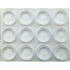 Super Sliders Gorilla Glue 1/2 In. Round Clear Furniture Wall Bumpers (12-Pack) Image 2