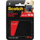 Scotch 1 In. x 3 In. Extreme Fasteners (2 Sets of Strips) Image 7