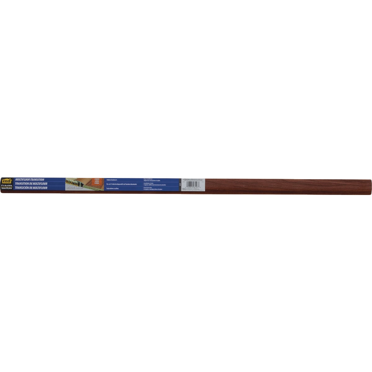 M-D Building Products Metal Decor 1-1/2 In. x 36 In. Cherry Aluminum Multi Floor Transition