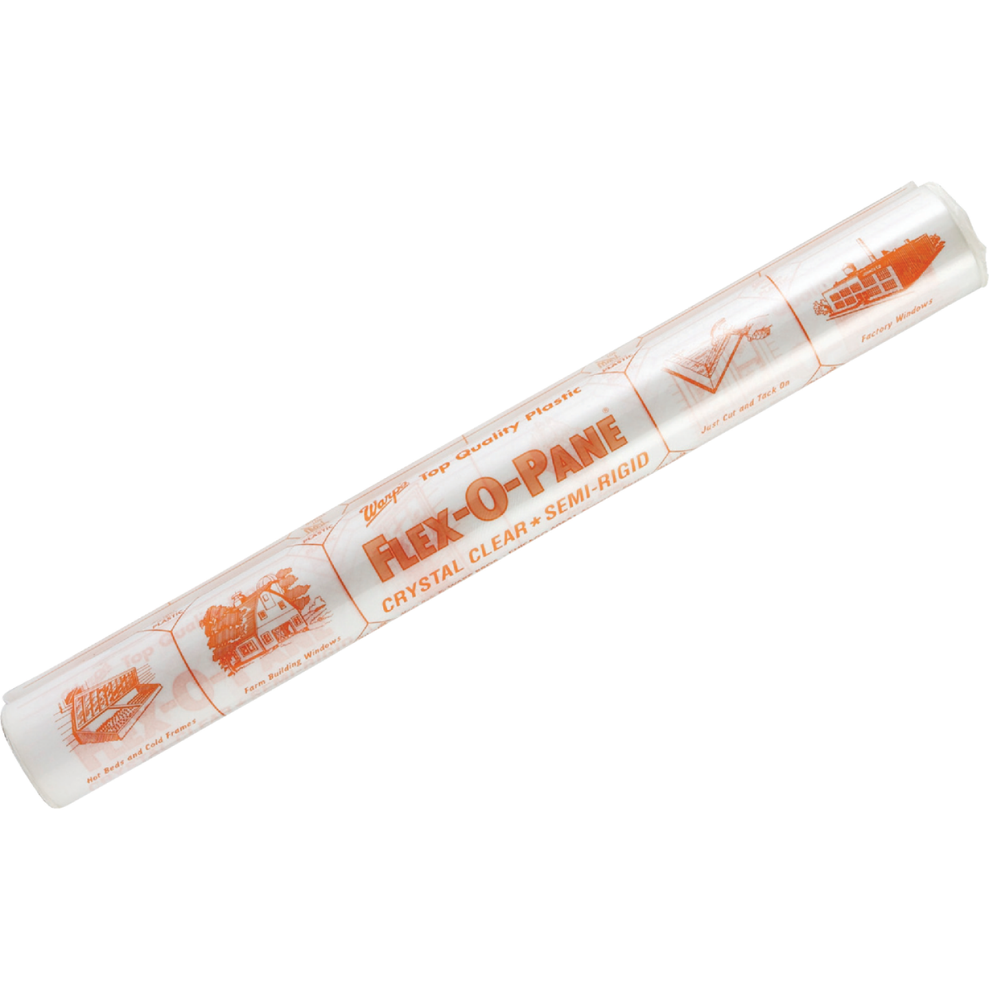Warp's Flex-O-Pane 36 In. x 75 Ft. x 10 Mil. Semi Rigid Clear Plastic Sheeting Image 1