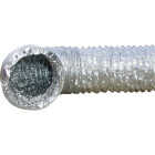 Builders Best SilverDuct 4 In. x 8 Ft. Aluminum/Polyester Flexible Transition Dryer Duct Image 1