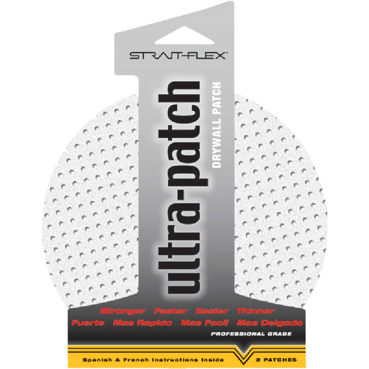 Strait-Flex Ultra-Patch 6 In. Diameter Compound Drywall Patch (2-Pack) Image 1