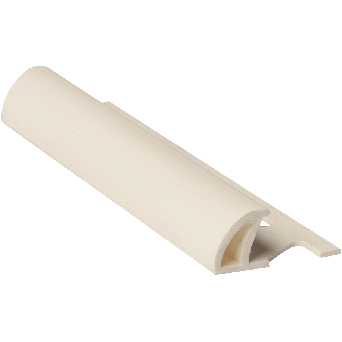M-D Building Products 5/16 In. x 96 In. White PVC Bullnose