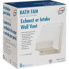 Lambro 6 In. White Plastic Wall Vent Cap Image 5