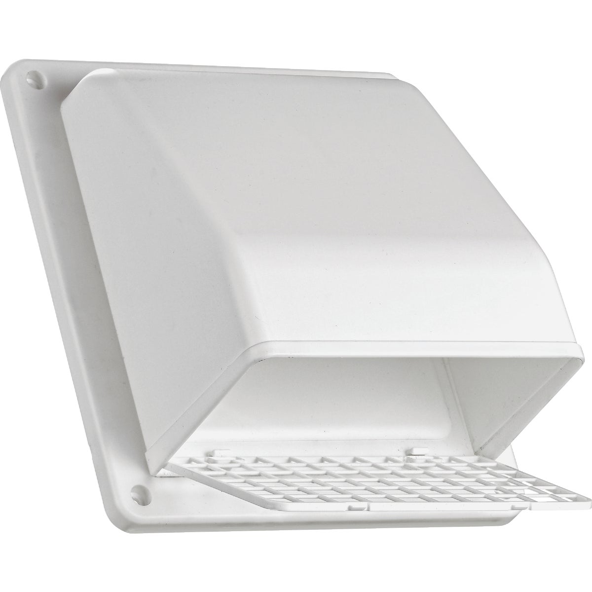 Lambro 6 In. White Plastic Wall Vent Cap Image 2