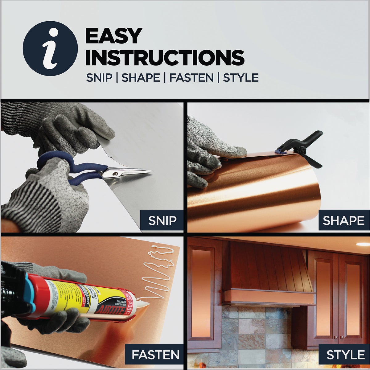 M-D Building Products 24 In. x 36 In. x .019 In. Mill Aluminum Sheet  Plain Image 5