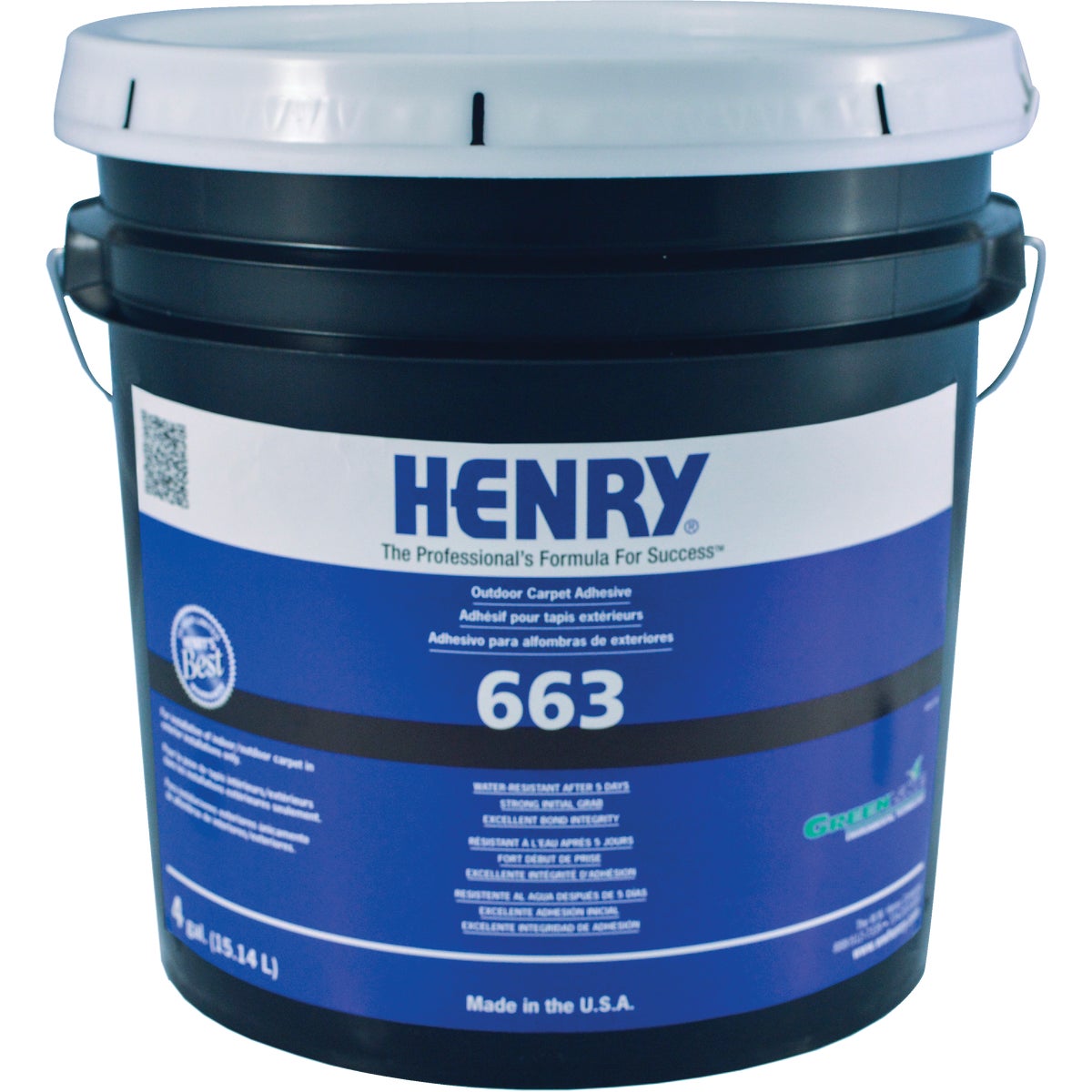 Henry Premium Outdoor Carpet Adhesive, 4 Gal.