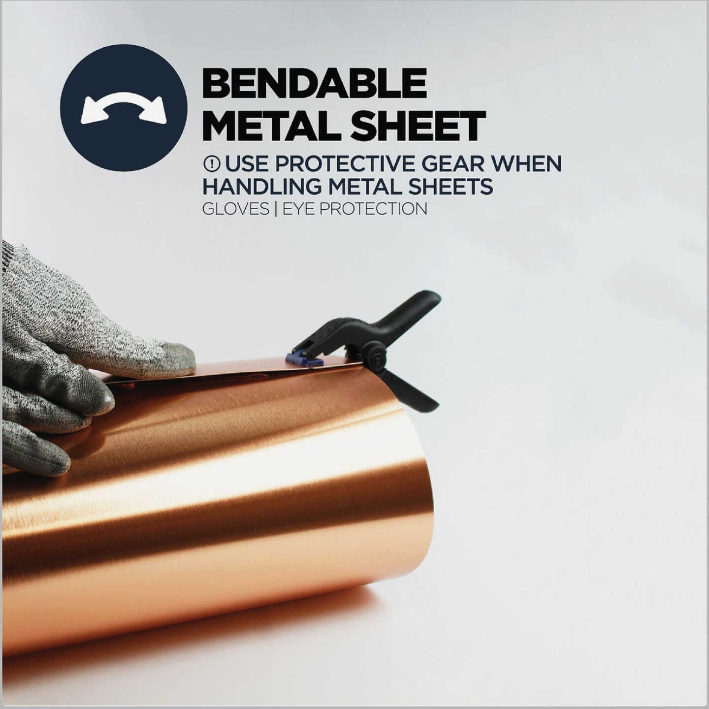 M-D Building Products 24 In. x 36 In. x .020 In. Brass Aluminum Sheet Lincane Image 3