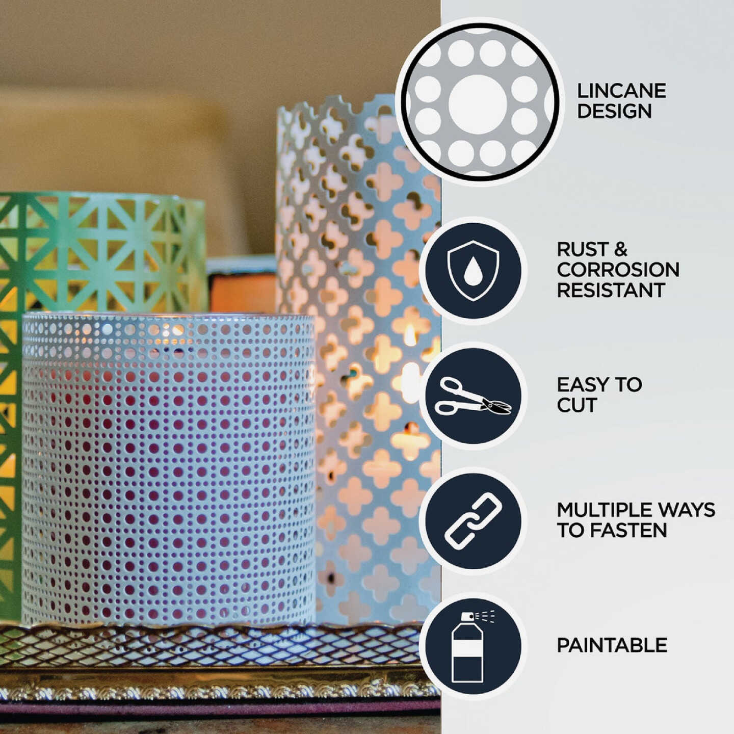 M-D Building Products 24 In. x 36 In. x .020 In. Brass Aluminum Sheet Lincane Image 4