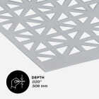 M-D Building Products 36 In. x 36 In. x .020 In. Mill Aluminum Sheet Union Jack Image 3