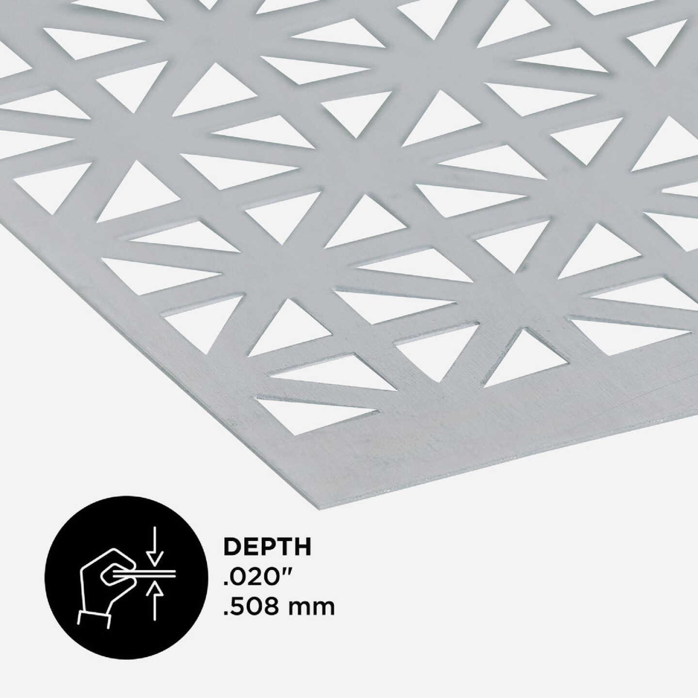 M-D Building Products 36 In. x 36 In. x .020 In. Mill Aluminum Sheet Union Jack Image 3