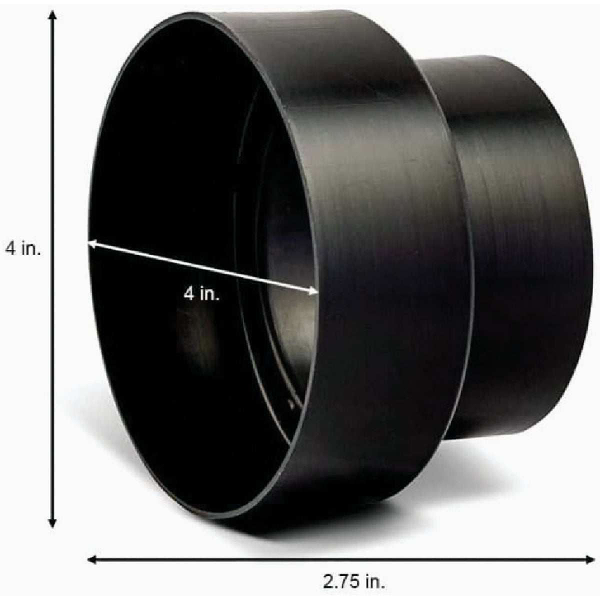 Dundas Jafine 3 In. Dia To 4 In. Dia Plastic Vent Increaser-Decreaser Image 3