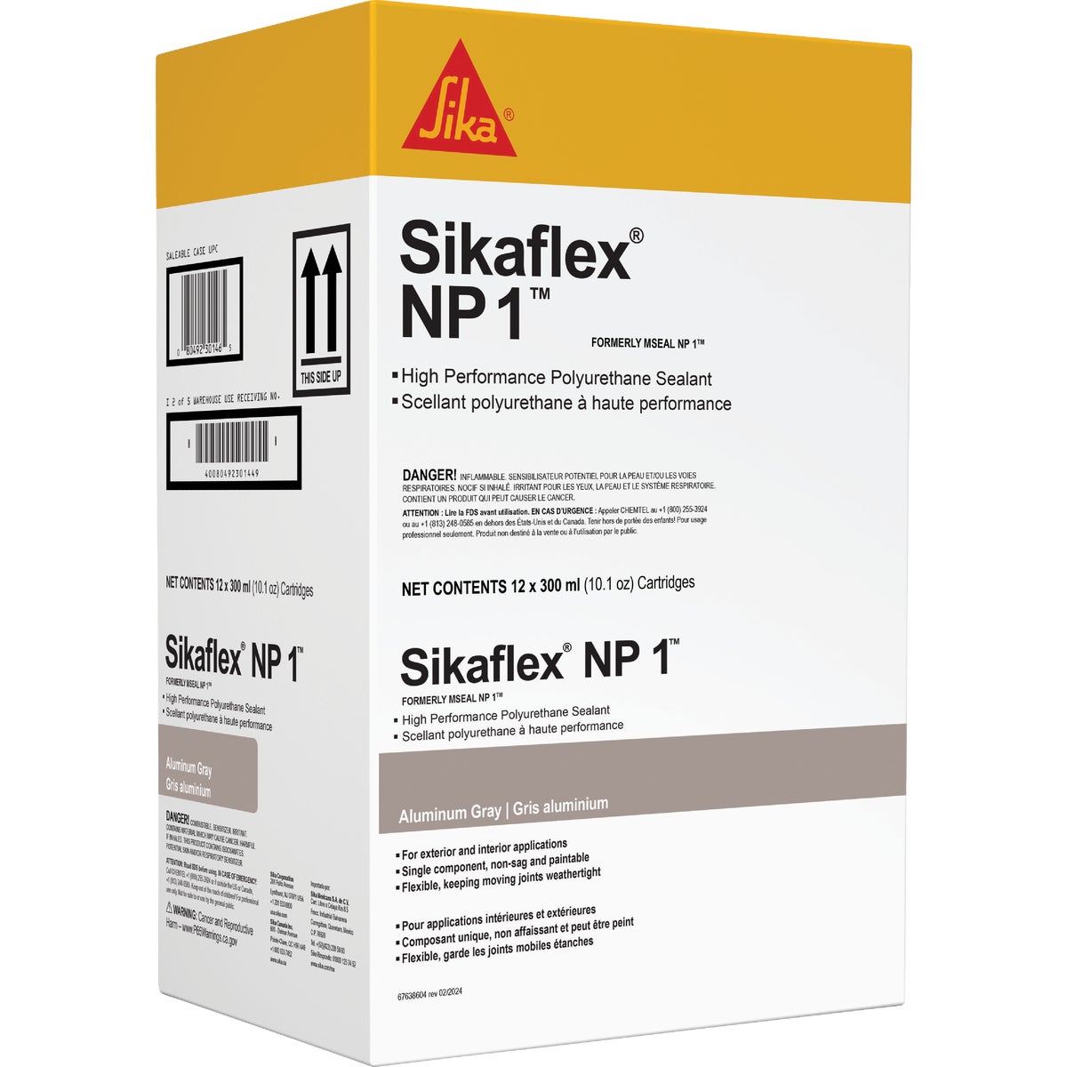 MasterSeal NP1 10.1 Oz. Polyurethane Sealant, Grey Image 2