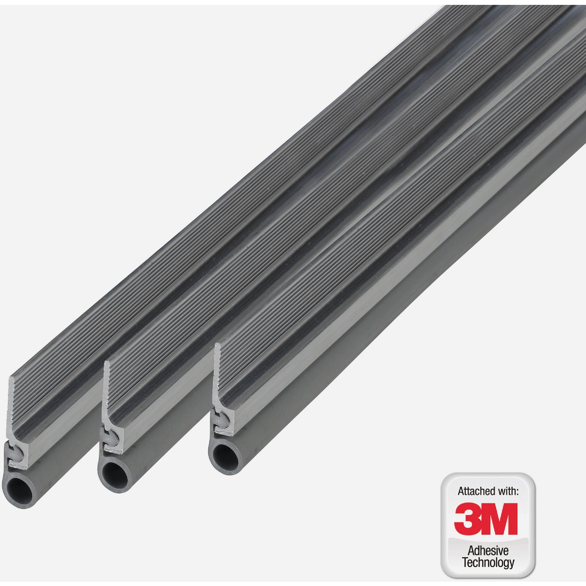 M-D Building Products 42 In. Aluminum and Vinyl CINCH Self-Adhesive Top and Sides Door Seal Kit, Silver Image 6