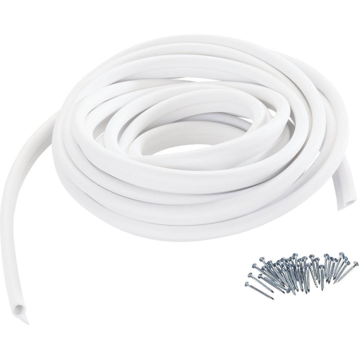 M-D Building Products 17 Ft. White Vinyl Gasket Weatherseal for Doors & Windows Image 6