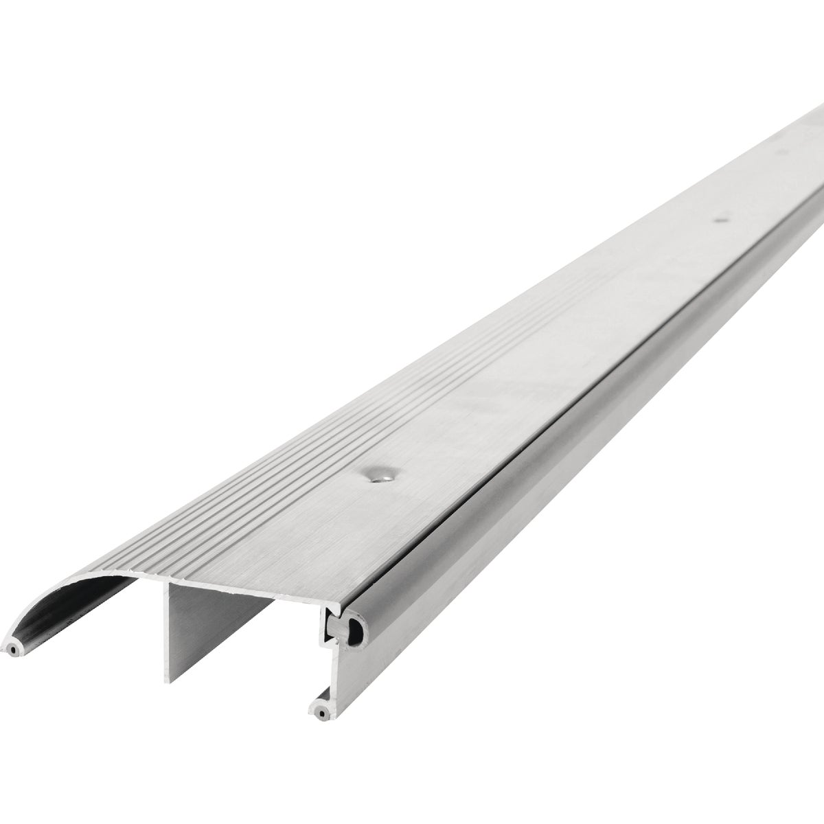 M-D Building Products 3-3/8 In. x 1 In. x 36 In. Silver Aluminum and Vinyl High-Profile Outswing Door Threshold