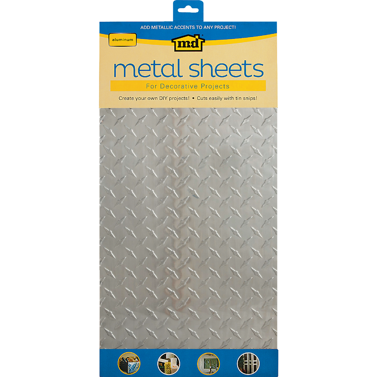 M-D Building Products 1 Ft. x 2 Ft. x .020 In. Diamond Tread Metal Sheet Stock