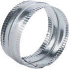 Lambro 8 In. Galvanized Steel Flexible Duct Connector Image 1