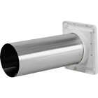 Lambro 4 In. White Plastic Exhaust Wall Louvered Vent Image 8