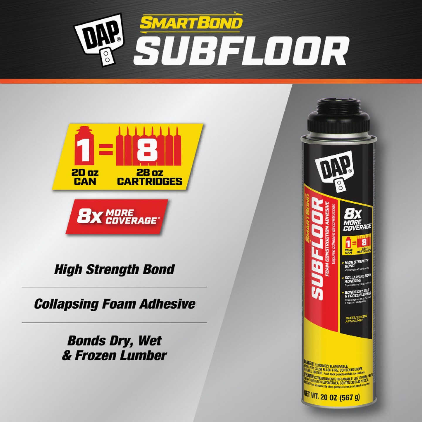 DAP SMARTBOND 20 Oz. Gun Grade Subfloor Adhesive Image 2
