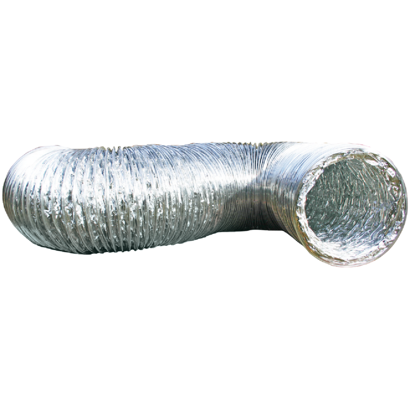 Builders Best SilverDuct 4 In. x 5 Ft. Aluminum/Polyester Flexible Transition Dryer Duct Image 1