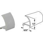 Prime-Line Make-2-Fit 72 In. Gray Snap-In Rigid Vinyl Glass Spline Image 1